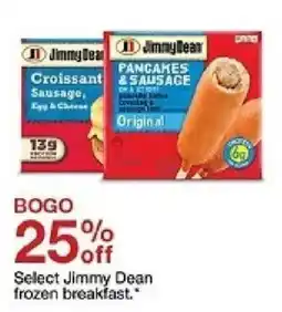 Target Jimmy Dean Select frozen breakfast oferta