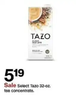 Target Tazo Classic Chai Latte oferta