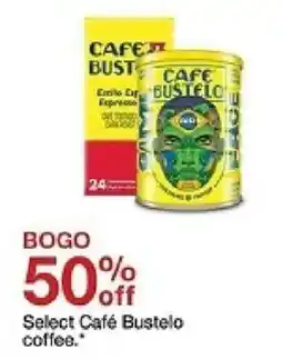 Target Café Bustelo oferta