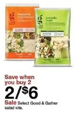 Target Good & Gather salad kits oferta