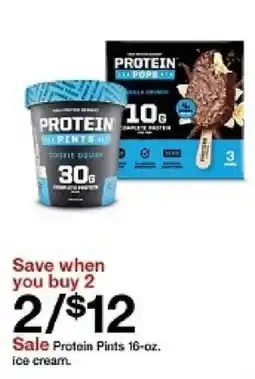 Target Protein Pints ice cream oferta