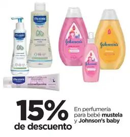 Chedraui mustela y johnson's baby oferta