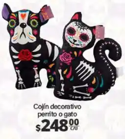 La Comer Cojín decorativo perrito o gato oferta