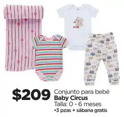 Chedraui Baby Circus Conjunto para bebé oferta
