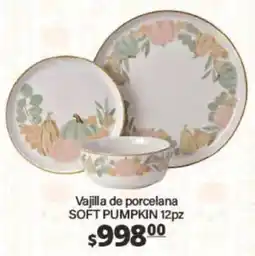 La Comer Vajilla de porcelana SOFT PUMPKIN oferta