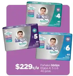 Chedraui Pañales bb tips oferta