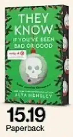 Target Alta Hensley They Know If You've Been Bad Or Good oferta