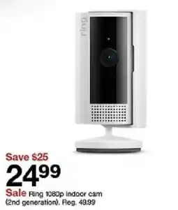 Target Ring 1080p indoor cam oferta
