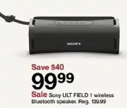 Target Sony ult field 1 wireless bluetooth speaker oferta