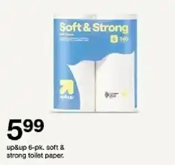 Target up&up soft & strong toilet paper oferta