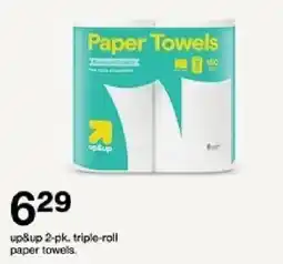 Target up&up paper towels oferta