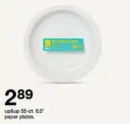 Target up&up paper plates oferta