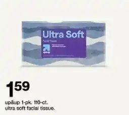 Target up&up ultra soft facial tissue oferta