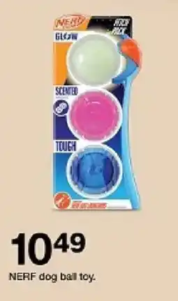 Target NERF dog ball toy oferta