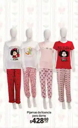 La Comer Pijamas de licencia para dama oferta