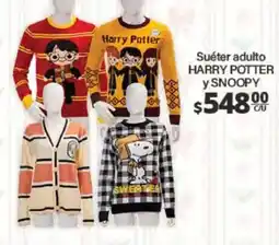 La Comer Suéter adulto harry potter y snoopy oferta