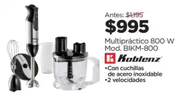 Chedraui Koblenz Multipractico 800 W oferta