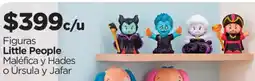 Chedraui Figuras Little People Maléfica y Hades o Úrsula y Jafar oferta
