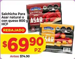 HEB Hcf - salchicha para asar natural o con queso oferta