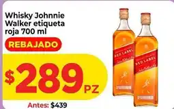 HEB Johnnie walker - whisky etiqueta roja 700 ml oferta