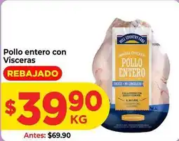 HEB Hill country fare - pollo entero con visceras oferta