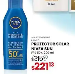 Woolworth Nivea - sun protector solar oferta