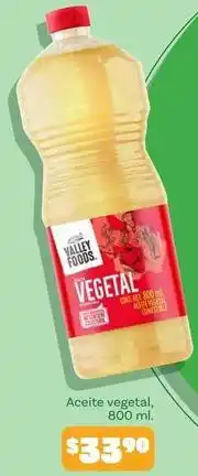 Soriana Híper Valley foods - aceite vegetal oferta