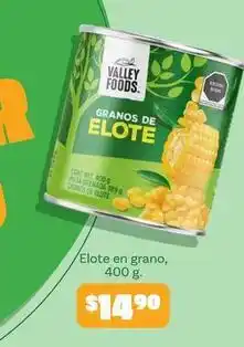 Soriana Híper Valley foods - granos de elote oferta