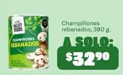 Soriana Híper Valley foods - champiñones rebanados oferta