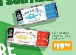Soriana Híper Valley foods - atún en agua o aceite oferta