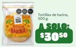 Soriana Híper Valley foods - tortillas de harina oferta