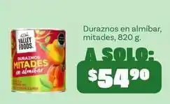 Soriana Híper Valley foods - duraznos en almíbar, mitades oferta
