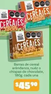 Soriana Híper Valley foods - barras de cereal oferta