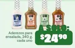 Soriana Híper Solo - aderezos para ensalada oferta