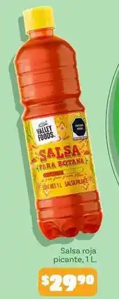 Soriana Híper Valley foods - salsa roja picante oferta