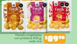 Soriana Híper Fresh - pastas congeladas con proteina oferta