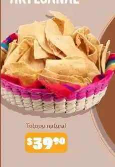 Soriana Híper Natural - totopo natural oferta