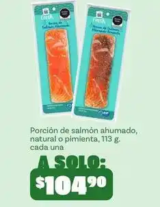 Soriana Híper Fresh - porción de salmón ahumado oferta