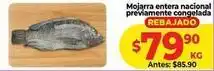 HEB Mojarra entera nacional previamente congelada oferta