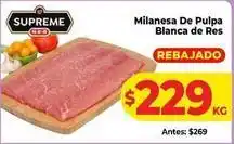 HEB Supreme - milanesa de pulpa blanca de res oferta