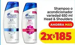 HEB Head & shoulders - shampoo o acondicionador oferta
