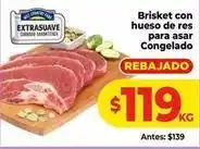 HEB Hill country fare - brisket con hueso de res para asar congelado oferta