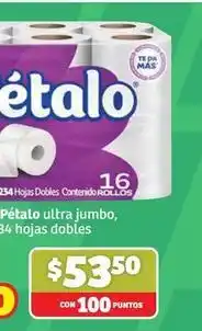 Soriana Híper Pétalo - papel higiénico oferta