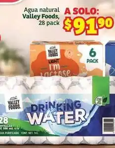 Soriana Híper Valley foods - agua natural oferta