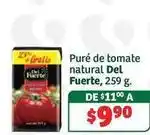 Soriana Híper Del fuerte - puré de tomate natural oferta