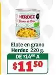 Soriana Híper Herdez - elote en grano oferta