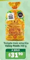 Soriana Híper Valley foods - tostada maiz amarilla oferta