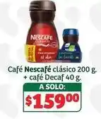 Soriana Híper Nescafé - café clásico + café decaf oferta