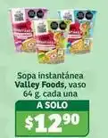 Soriana Híper Valley foods - sopa instantánea oferta