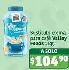 Soriana Híper Valley foods - sustituto crema para café oferta